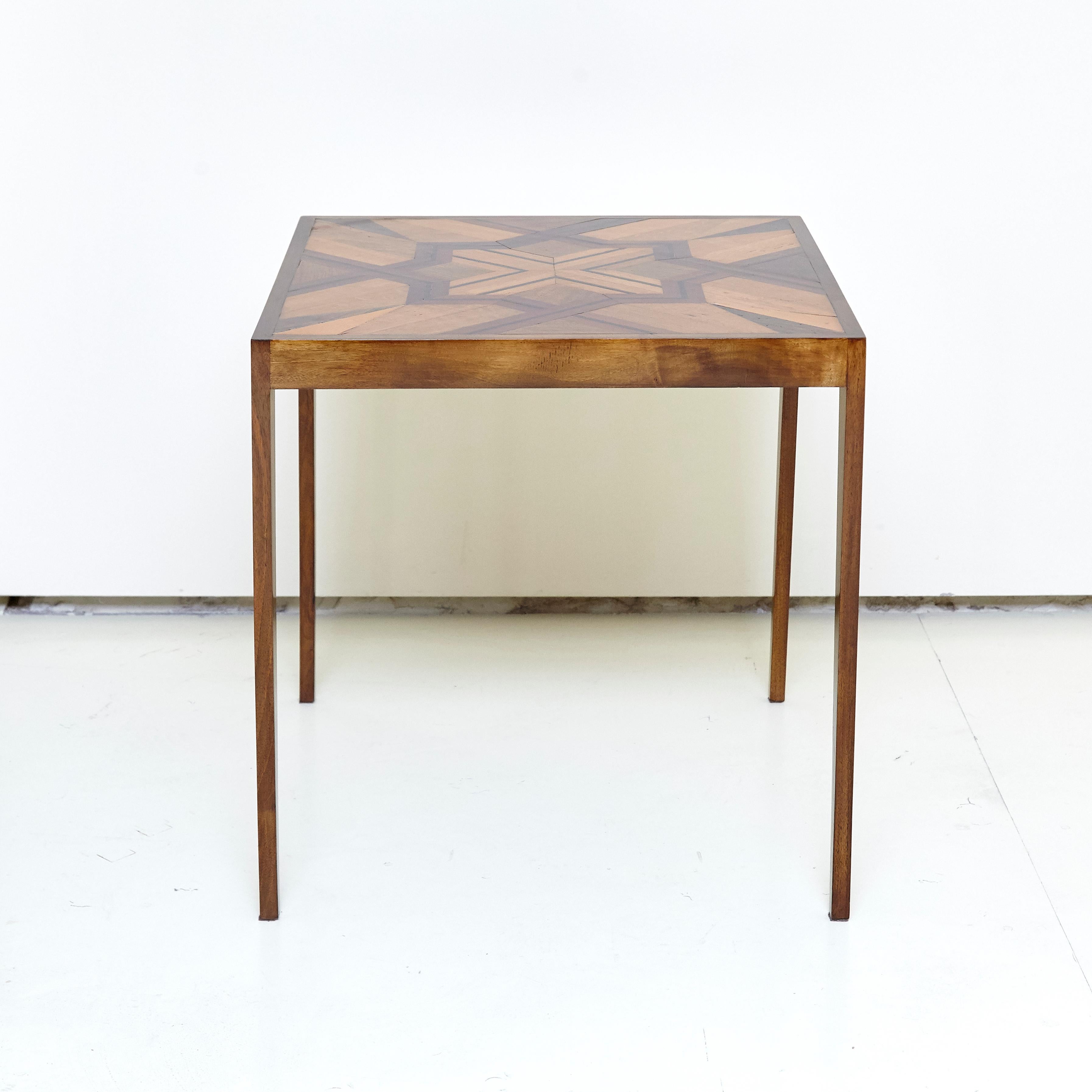 Pair of Side Tables of Various Noble Woods 13