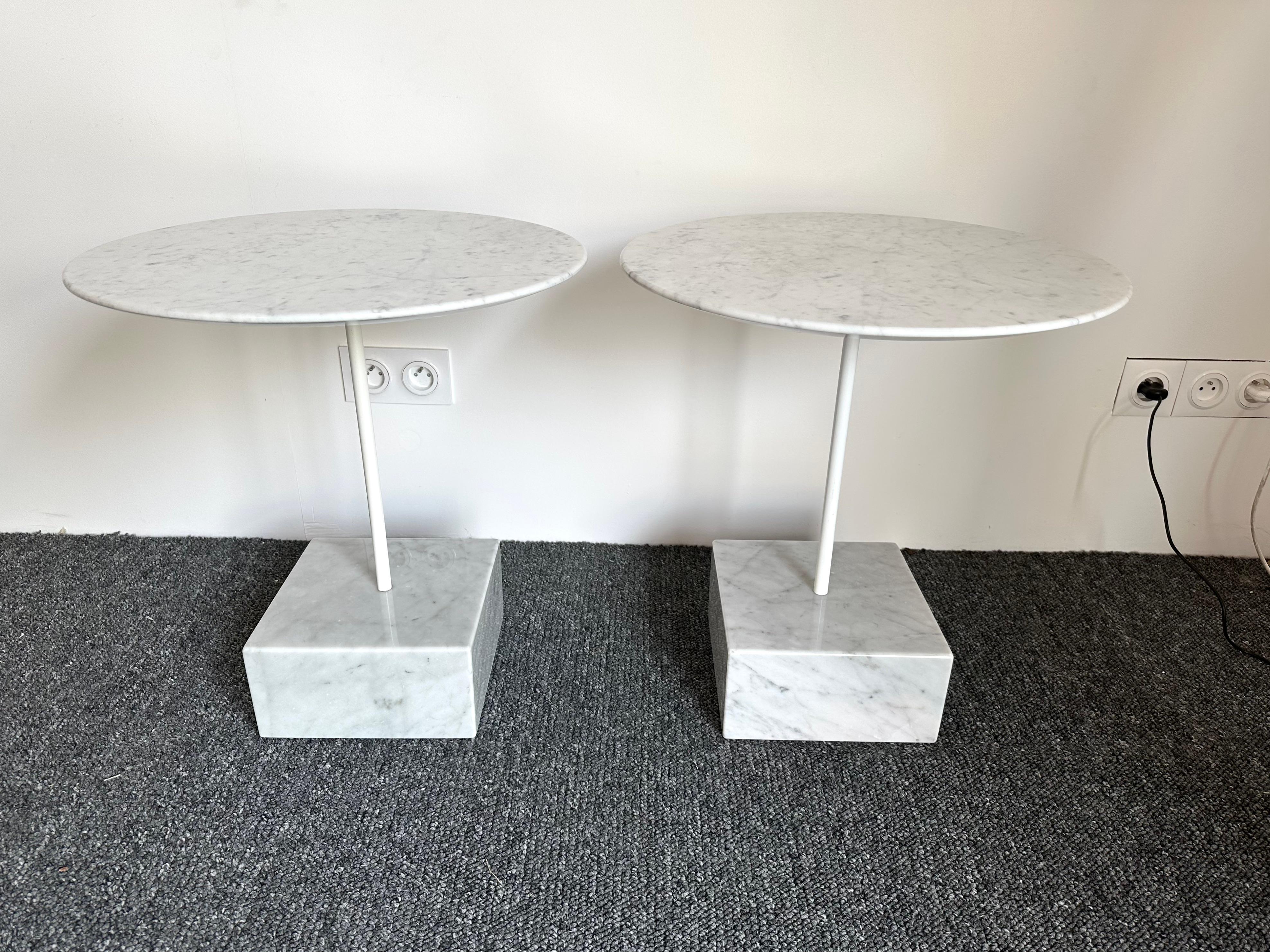 Pair of Side Tables Primavera by Ettore Sottsass, Italy, 1980s For Sale 4