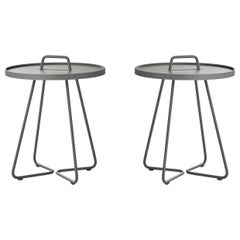 Pair of Side Tables with Detachable Tray by Stand+Hvass