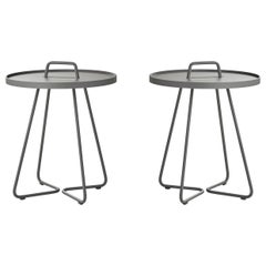 Pair of Side Tables with Detachable Tray by Stand+Hvass