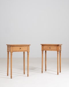 Pair Of Side Tables With Single Drawers, France, 1900-1909