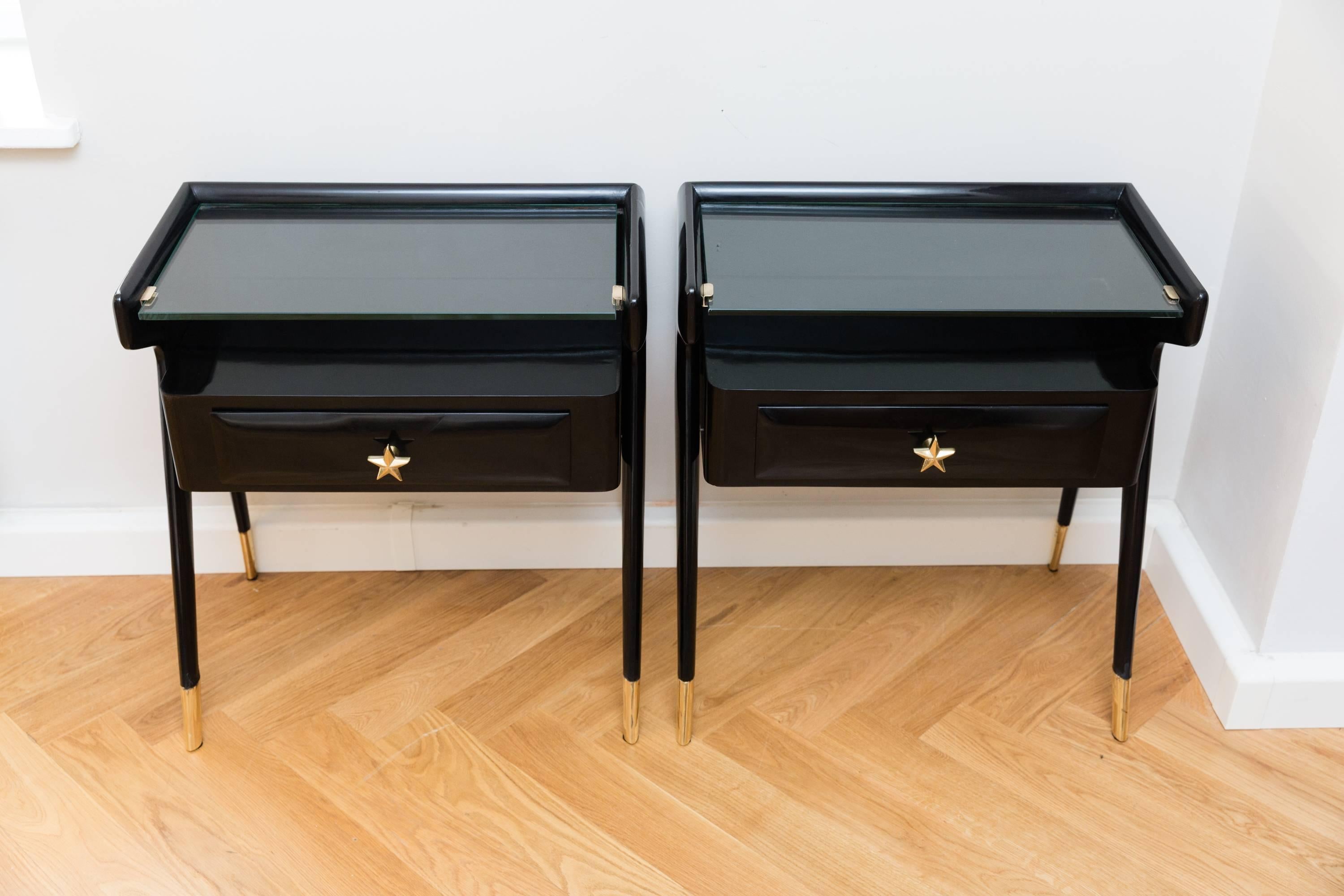 Pair of Side Tables, Italy, circa 1950 (Mitte des 20. Jahrhunderts)