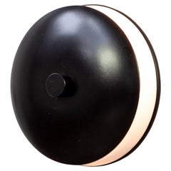 Pair of Side Wall Sconces by Research.Lighting, Small, Black, Made to Order