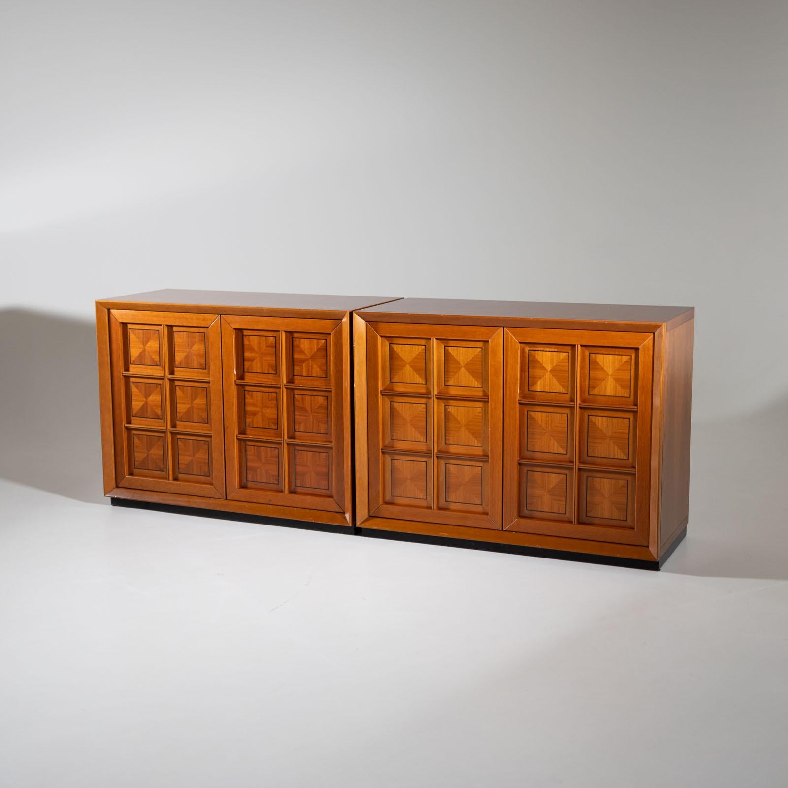 Pair of sideboards by Mobili i Caccia alla Volpe, Italy 1970s  For Sale 4