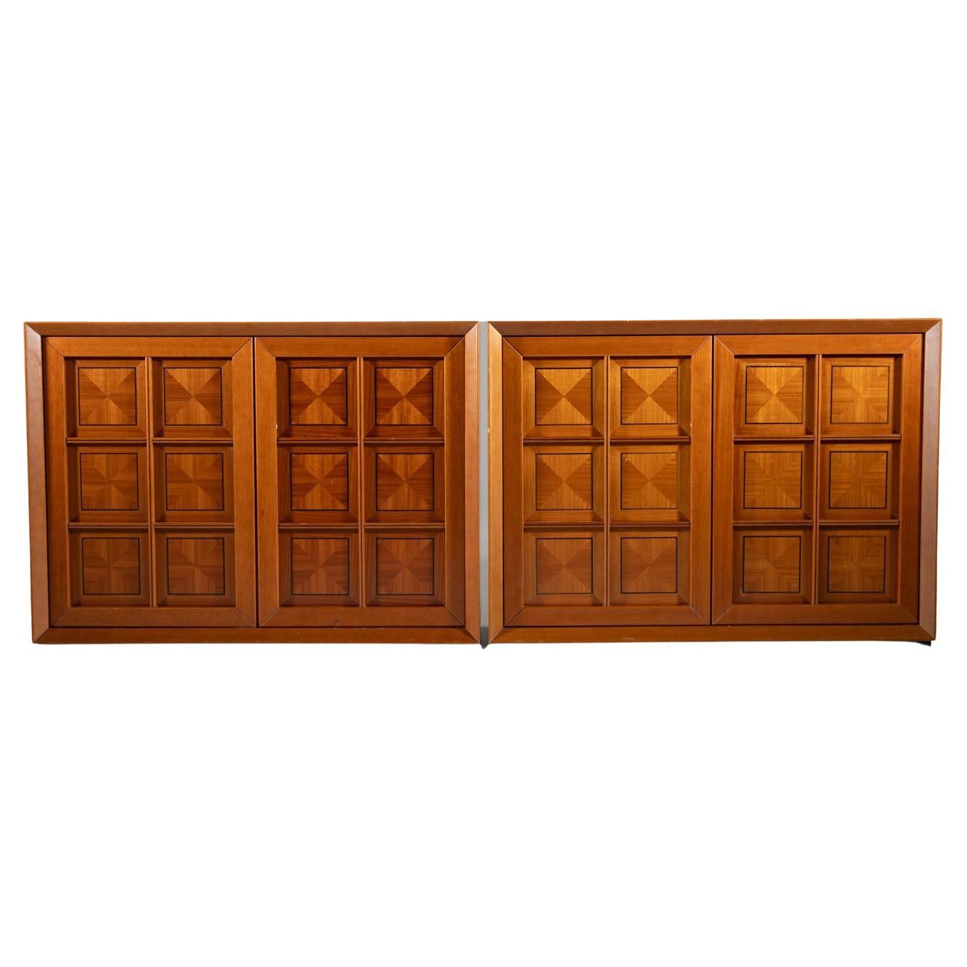 Pair of sideboards by Mobili i Caccia alla Volpe, Italy 1970s  For Sale