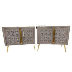 Pair of Sideboards/Cabinets, Gaetano Sciolari, Circa 1970