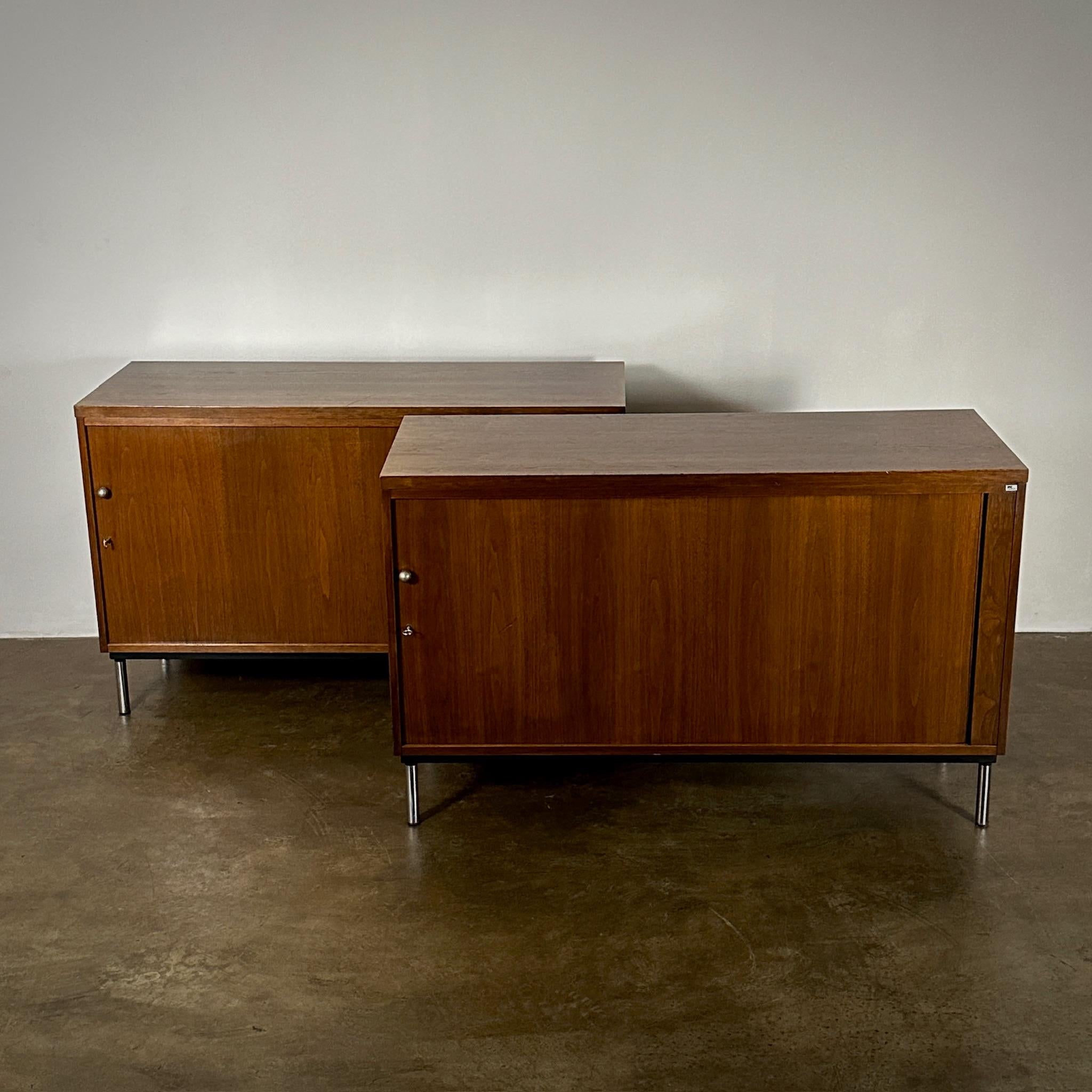Wood Pair of Sideboards For Sale