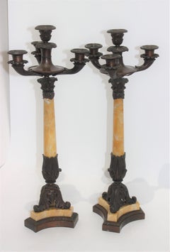 Pair of Charles X Candlsticks