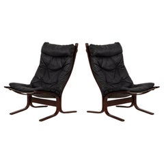 Paar Siesta-Stühle von Ingmar Relling für Westnofa Norwegen, 1960er Jahre