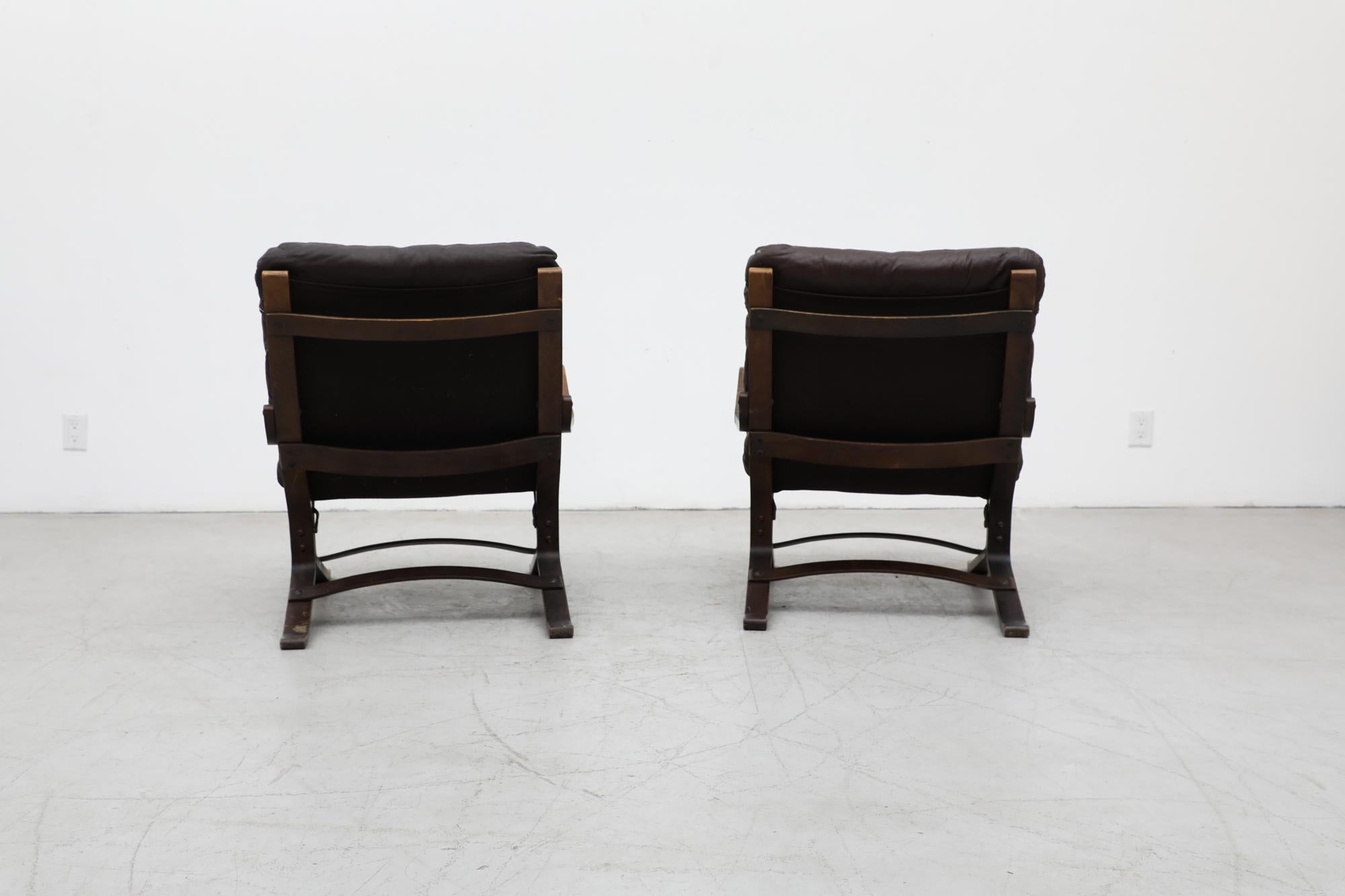 Mid-20th Century Pair of 'Siesta' Easy Chairs by Ingmar Relling for Westnofa