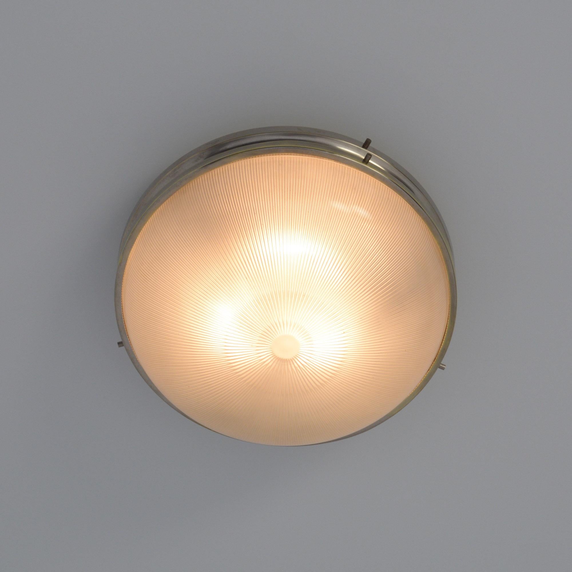 Mid-20th Century Pair of Sigma Ceiling Lamps by Sergio Mazza for Artemide