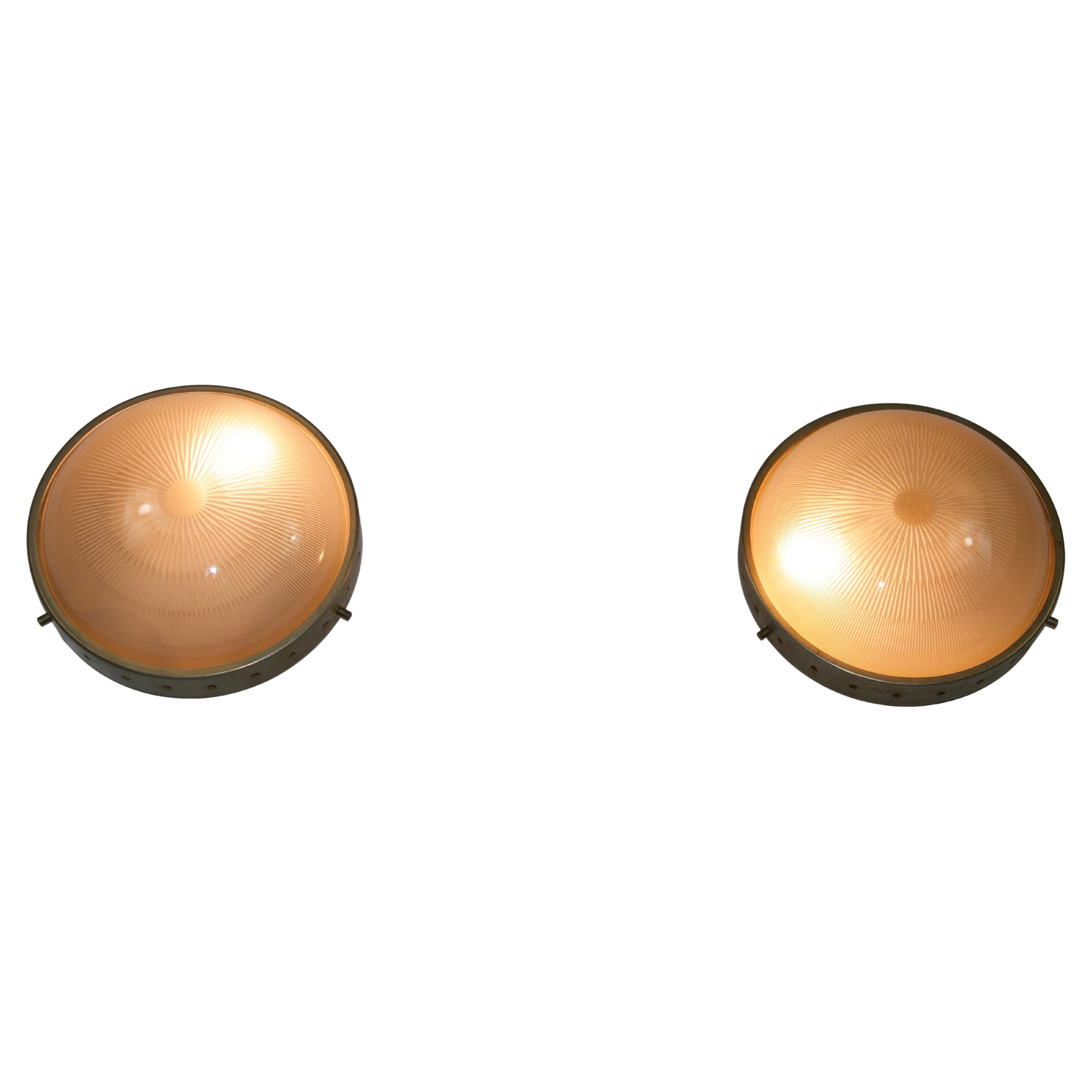 Pair of Sigma Wall Lights by Sergio Mazza for Artemide, 1960s, Italy