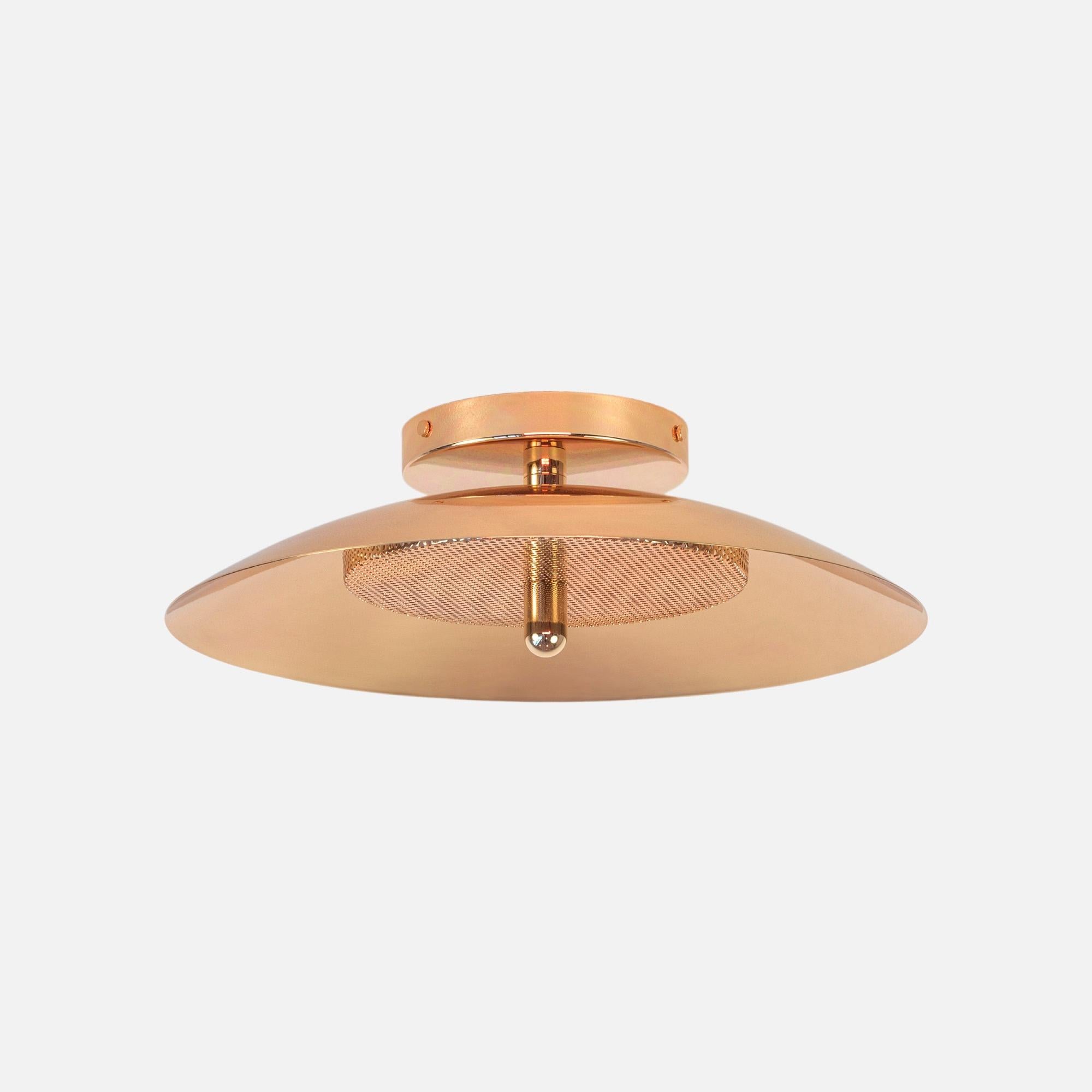Paire d'encastrements de Signal de Souda, noir et cuivre, en stock en vente 4