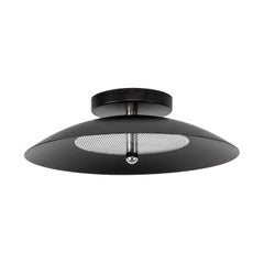 Pair of Signal Flush Mounts from Souda, Black and Nickel, Made to Order