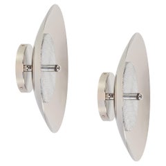 Pair of Signal Sconce from Souda, Nickel, Made to Order