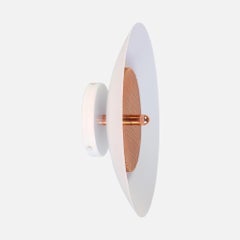 Paar Signal-Leuchten von Souda, Weiß und Kupfer, Vorrätig