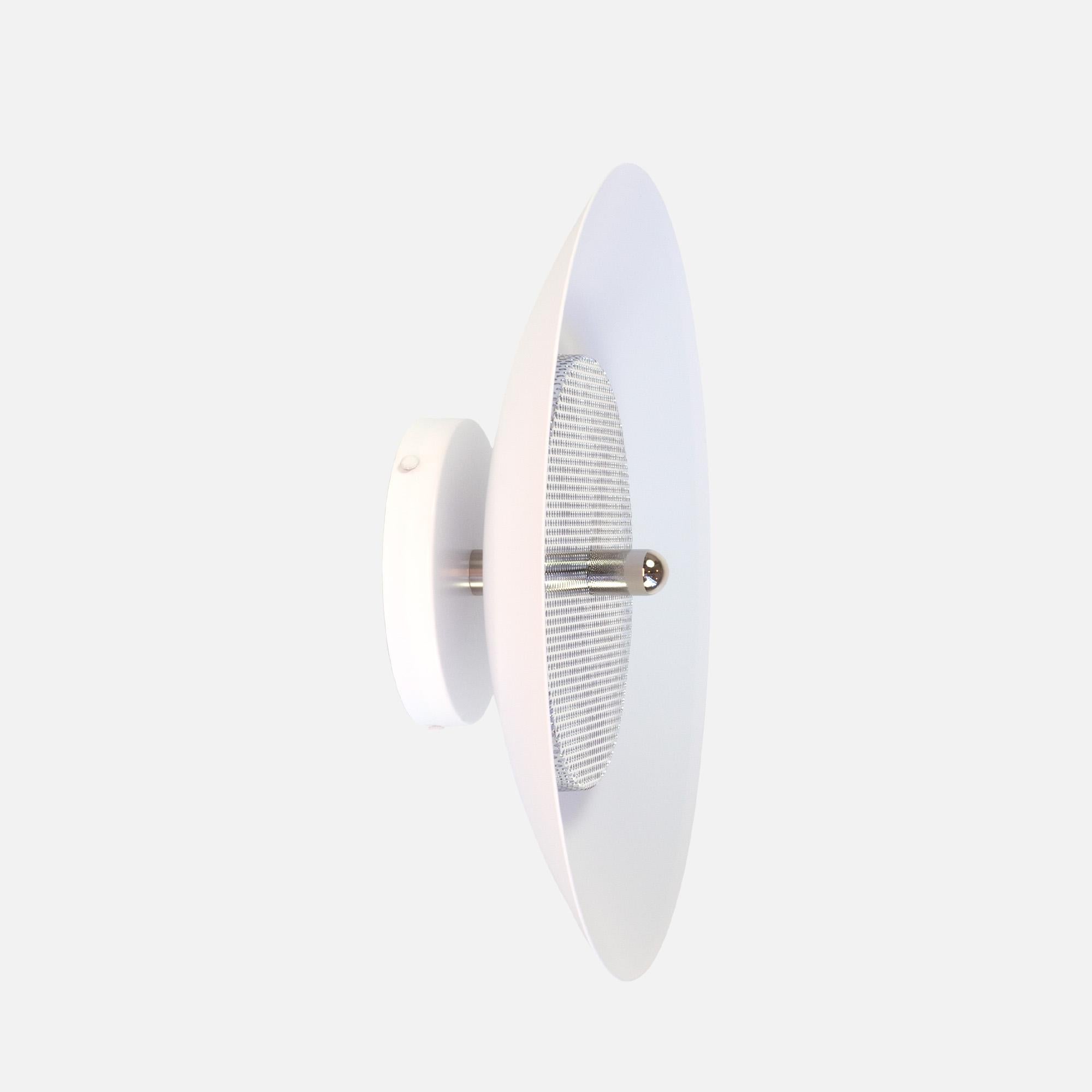 Par de Lámparas de Señalización de Souda, Blanco y Cobre, En Stock Metal en venta