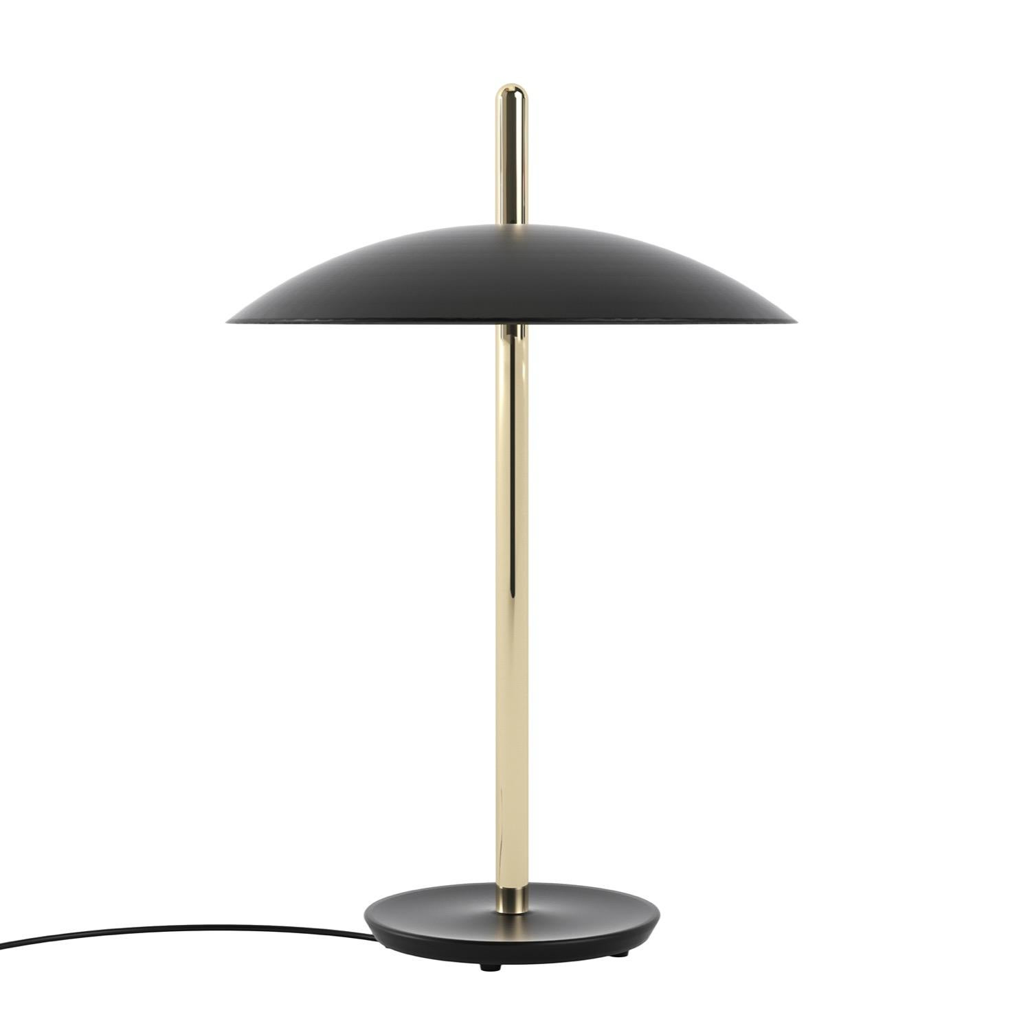 Pareja de lámparas de mesa Signal de Souda, níquel, por encargo Metal en venta