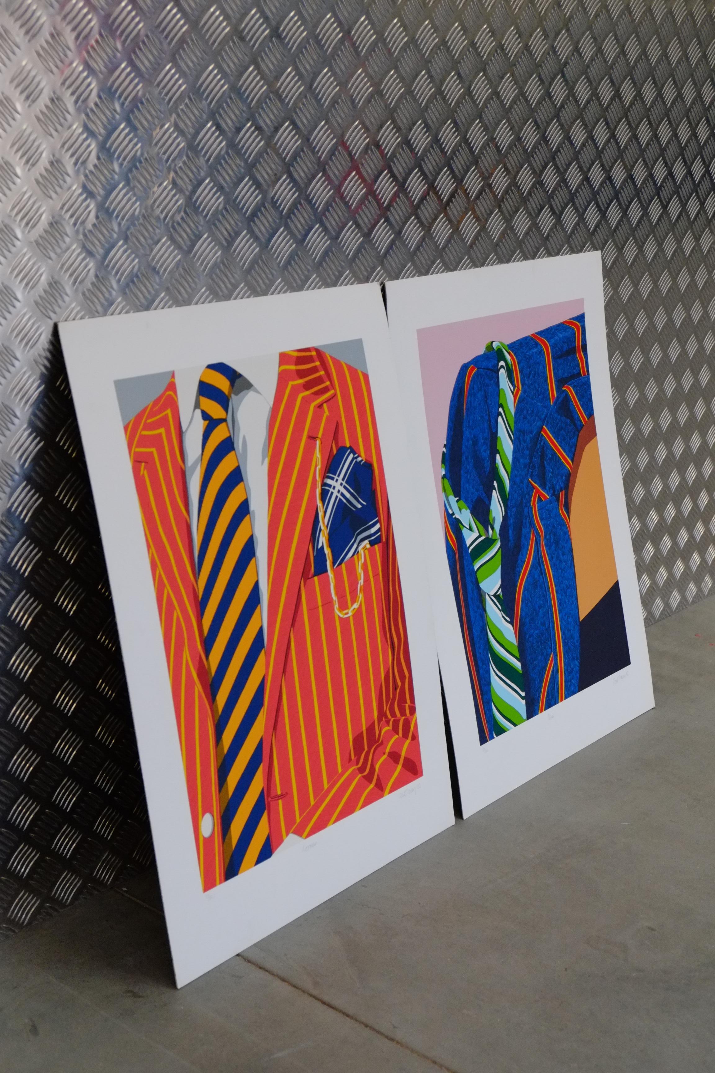 Pair of Signed 1980s Pop Art Screen Prints For Sale 9