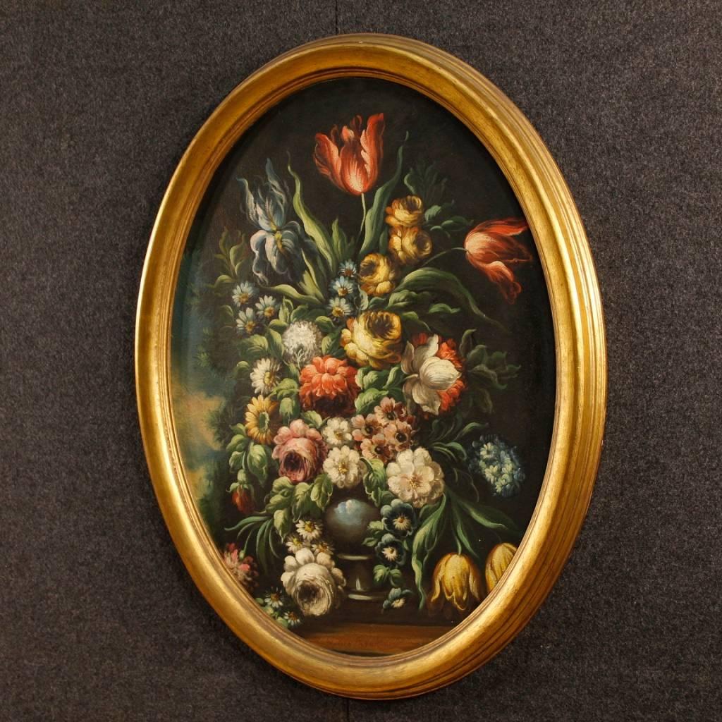 Pair of Signed Dutch Oil on Masonite Still Life Paintings from 20th Century 5