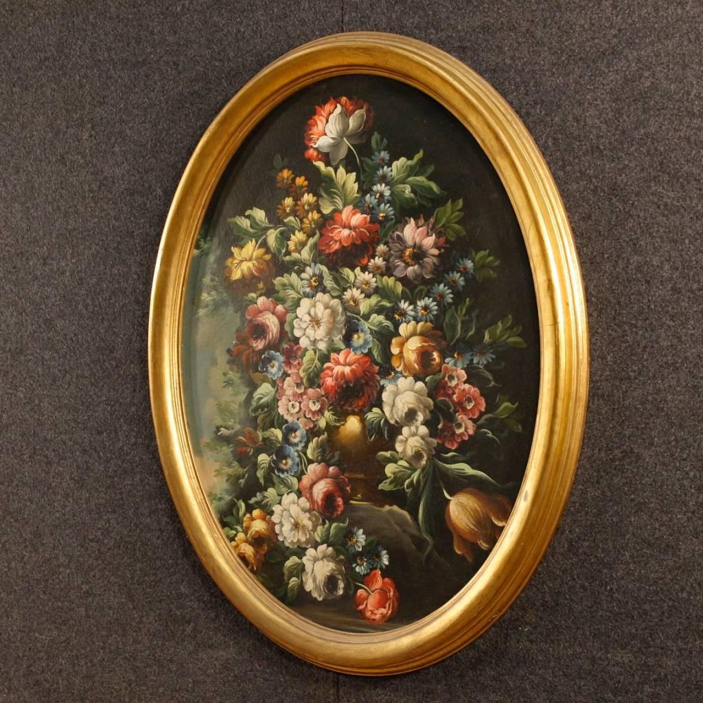 Pair of Signed Dutch Oil on Masonite Still Life Paintings from 20th Century 1