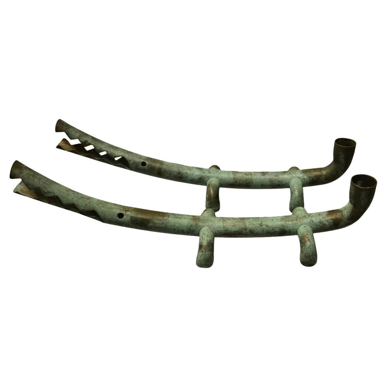 Pair of Signed Jonathan Bonner Alligator Candleholder 


Delivery to Manhattan available- please contact for details 