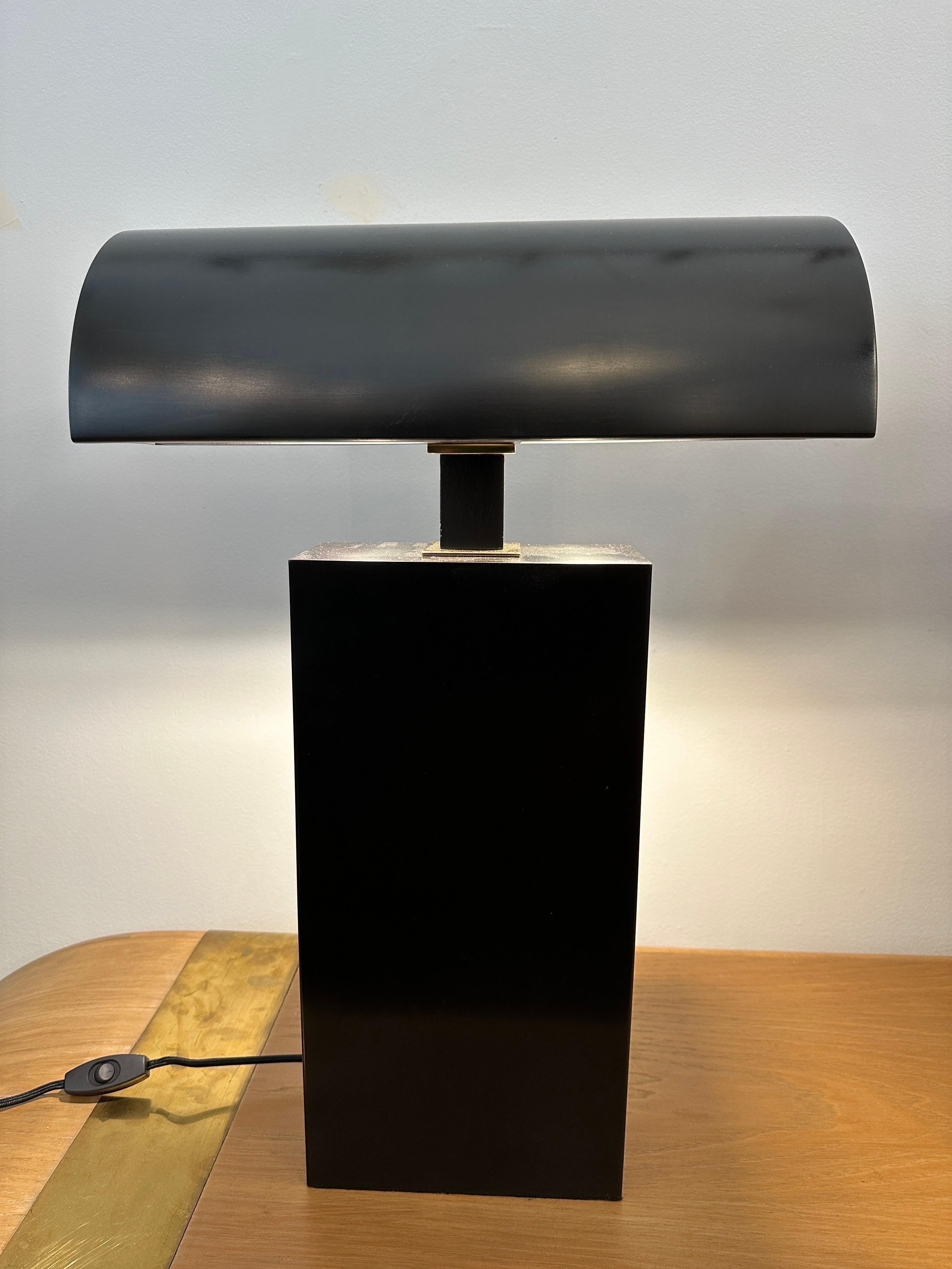 Pair of Signed Karl Springer Table Lamps For Sale 2