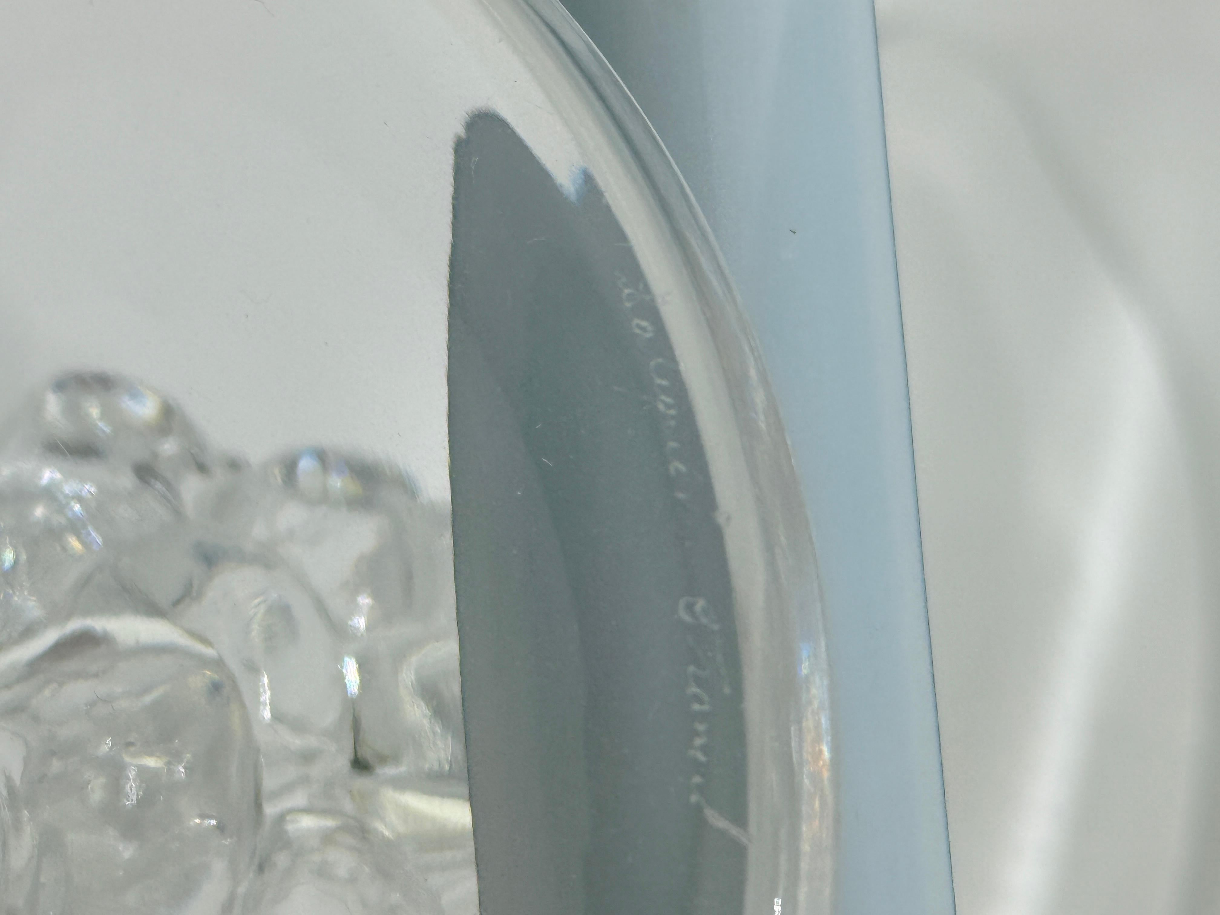 Paire de chandeliers ouragan en cristal 