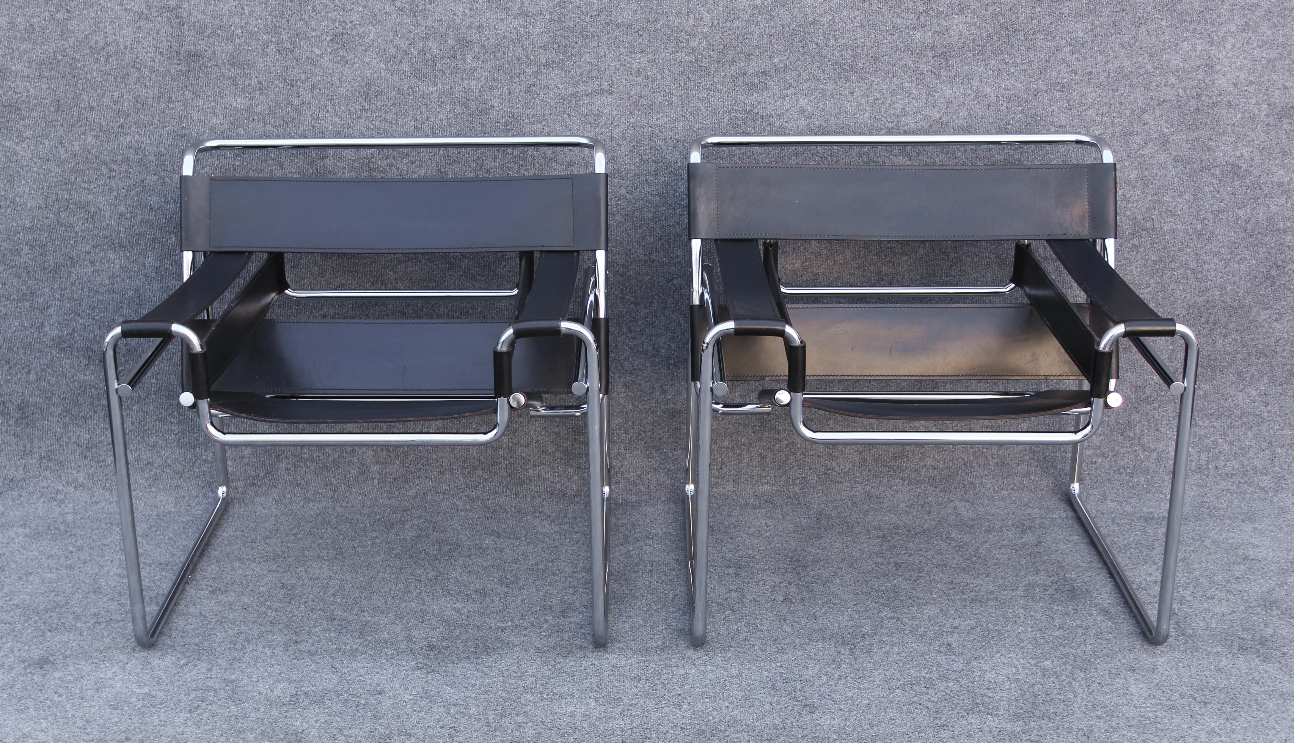Designed by Bauhaus legend Marcel Breuer, these iconic chairs were made by the collaborative efforts of Stendig and Gavina during the mid to late 1960s. Stendig was not always just an importer and, for a time, had the exclusive manufacturing rights