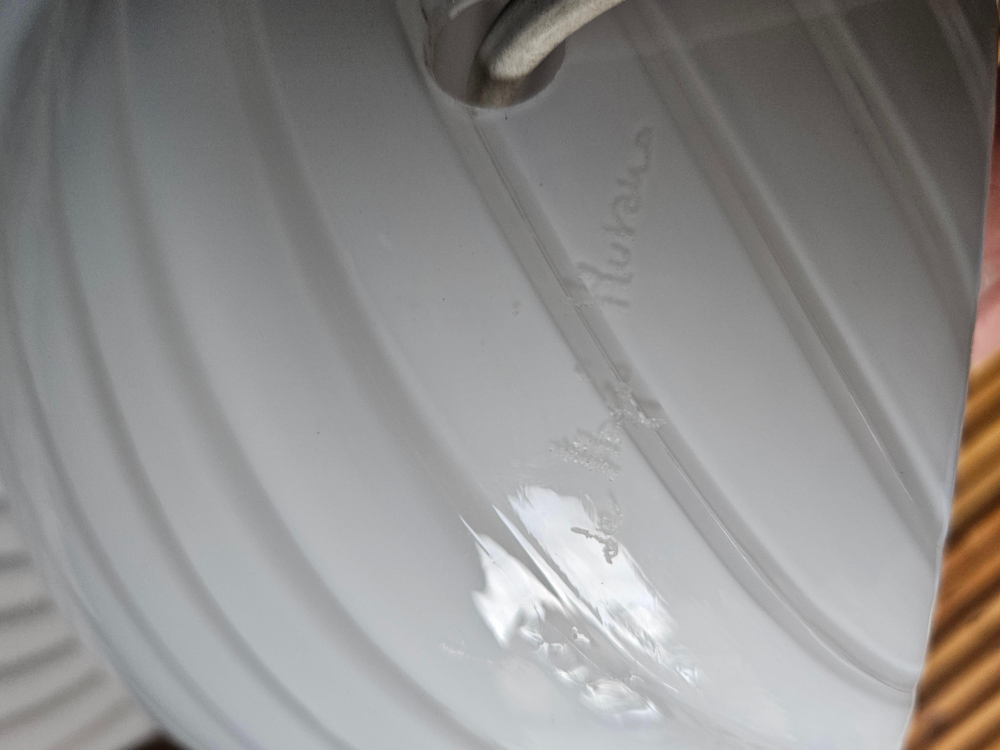 Pair Of Signed Murano Glass Lamps For Sale 2