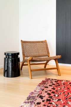 Pair of Signed Olivier De Schrijver “Los Angeles” Armchairs in Woven Water Hyaci