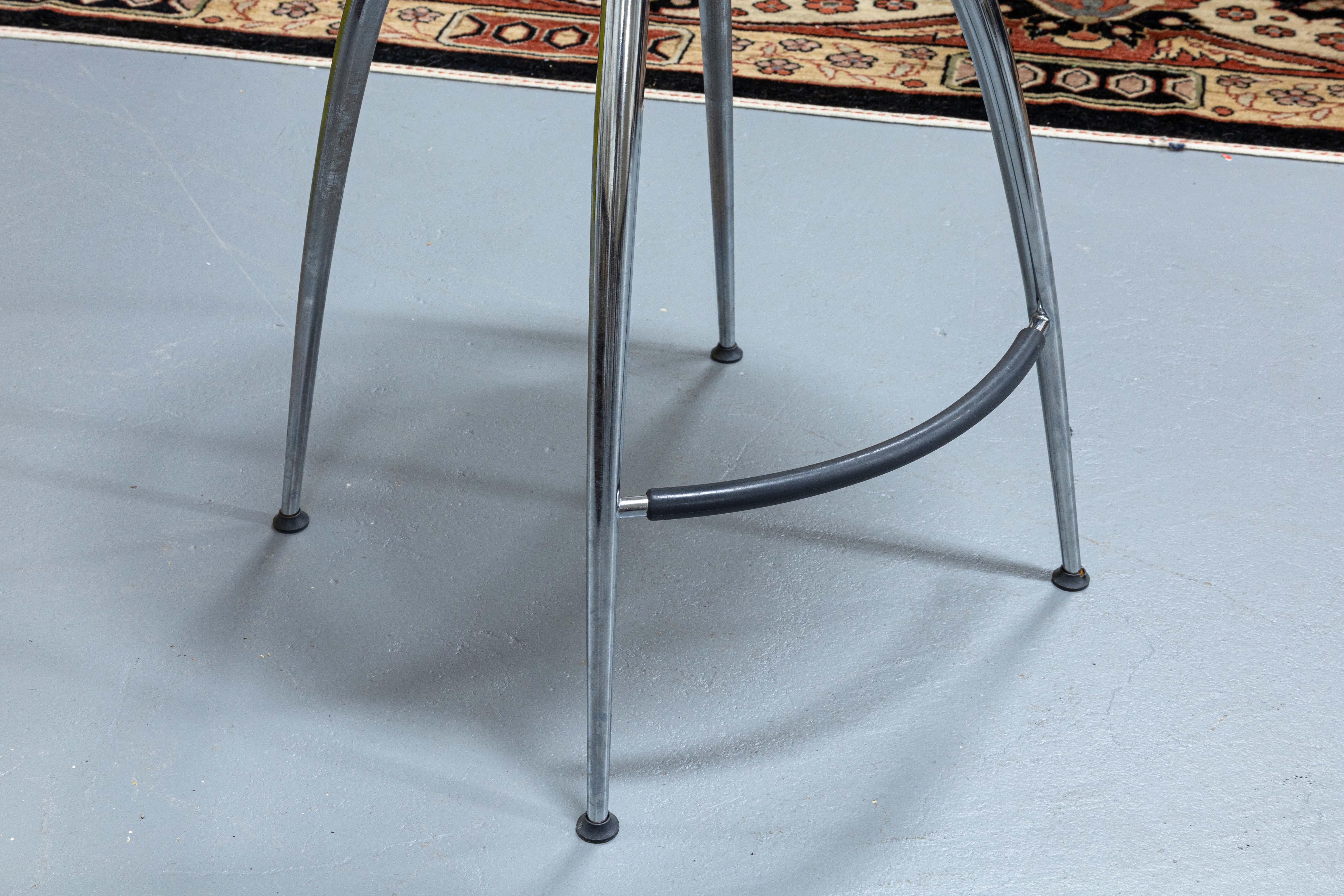 Aluminum Pair of Sigurdur Thorsteinsson Design Group Italia for Magis Lyra Barstools For Sale