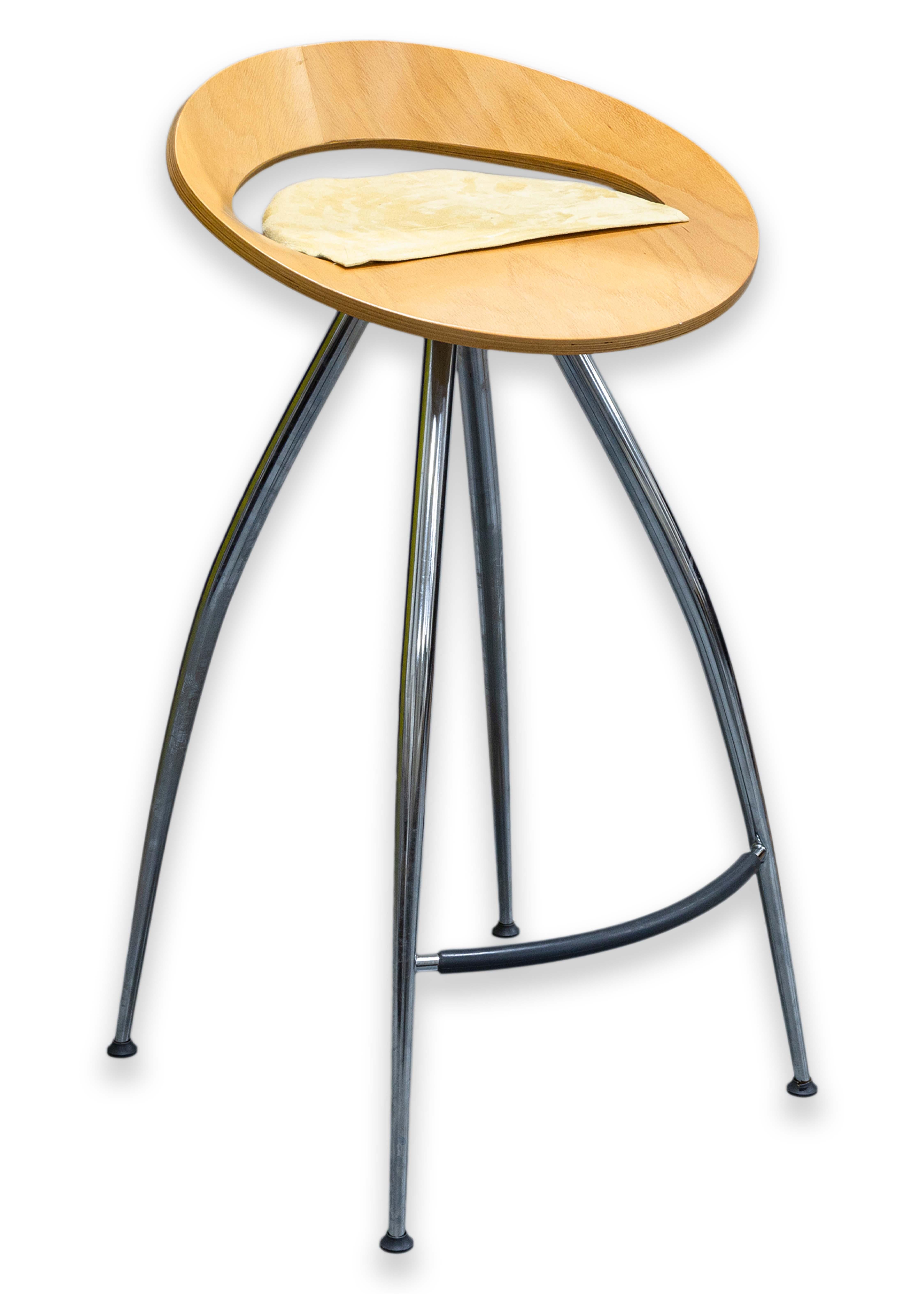 Pair of Sigurdur Thorsteinsson Design Group Italia for Magis Lyra Barstools For Sale 3