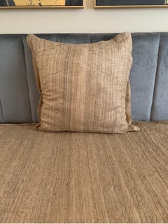 Raw Crushed Silk Square European Single Pillow from Luxe Bedding Set