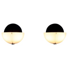 Pair of Silnovo Wall Lamps Model Spicchio by Danilo & Corrado Aroldi Italy 1970s
