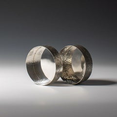 Silberflaschenuntersetzer, 1973, Paar