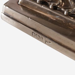 Pair of Silver Candlesticks Walker & Hall Sheffield 1902