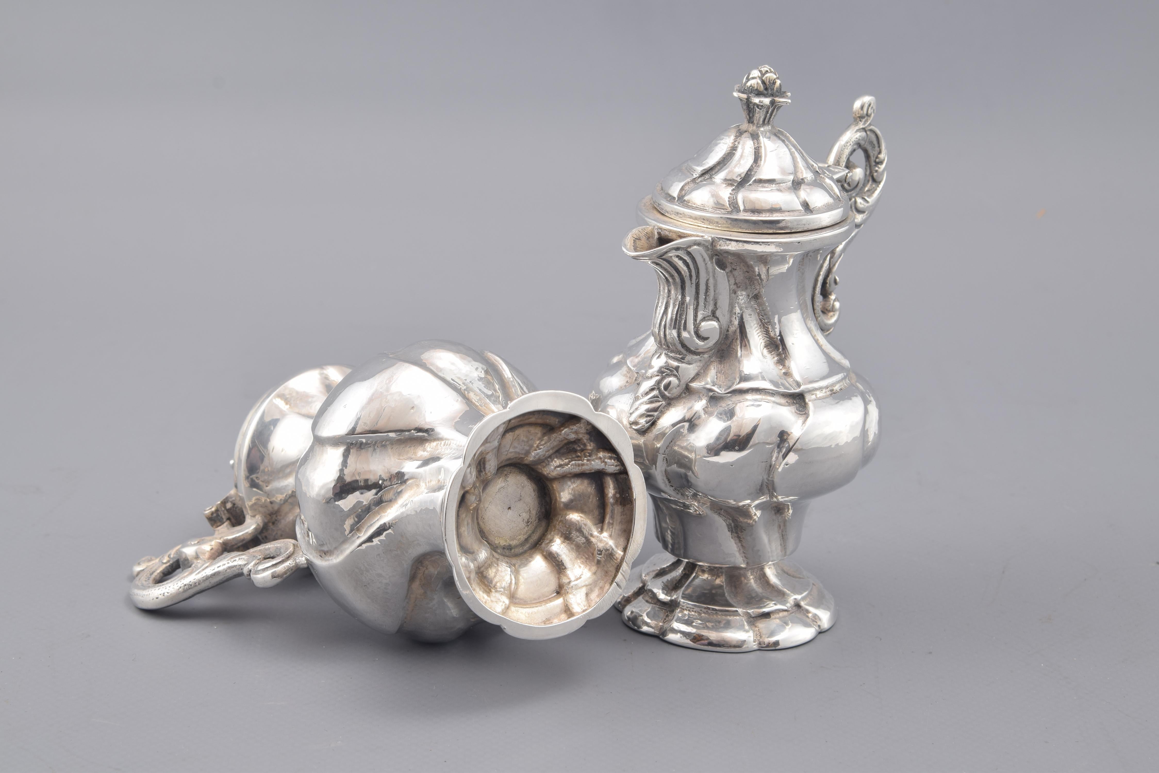 Pair of Silver Cruets, Late 18th Century 2