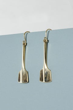 Pair of Silver Earrings by Bjørn Sigurd Østern for David Andersen, Norway, 1960s