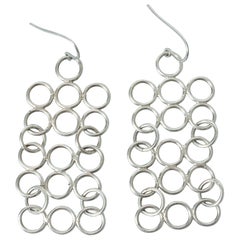 Pair of Silver Earrings by Cecilia Johansson