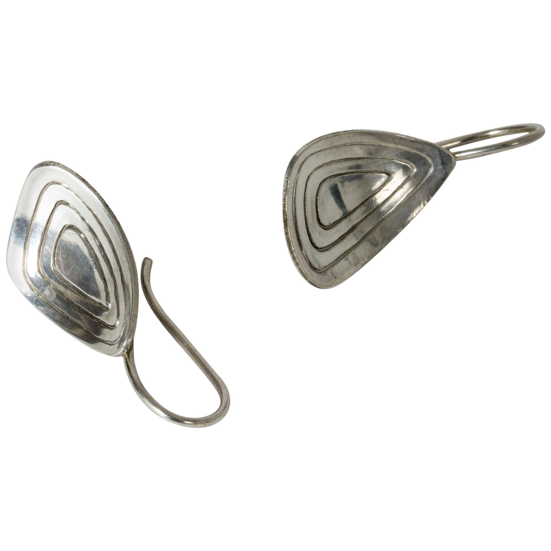 Pair of Silver Earrings from Alton