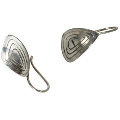 Pair of Silver Earrings from Alton