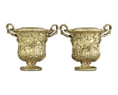 Pair of Silver-Gilt Wine Coolers by Maison Aucoc