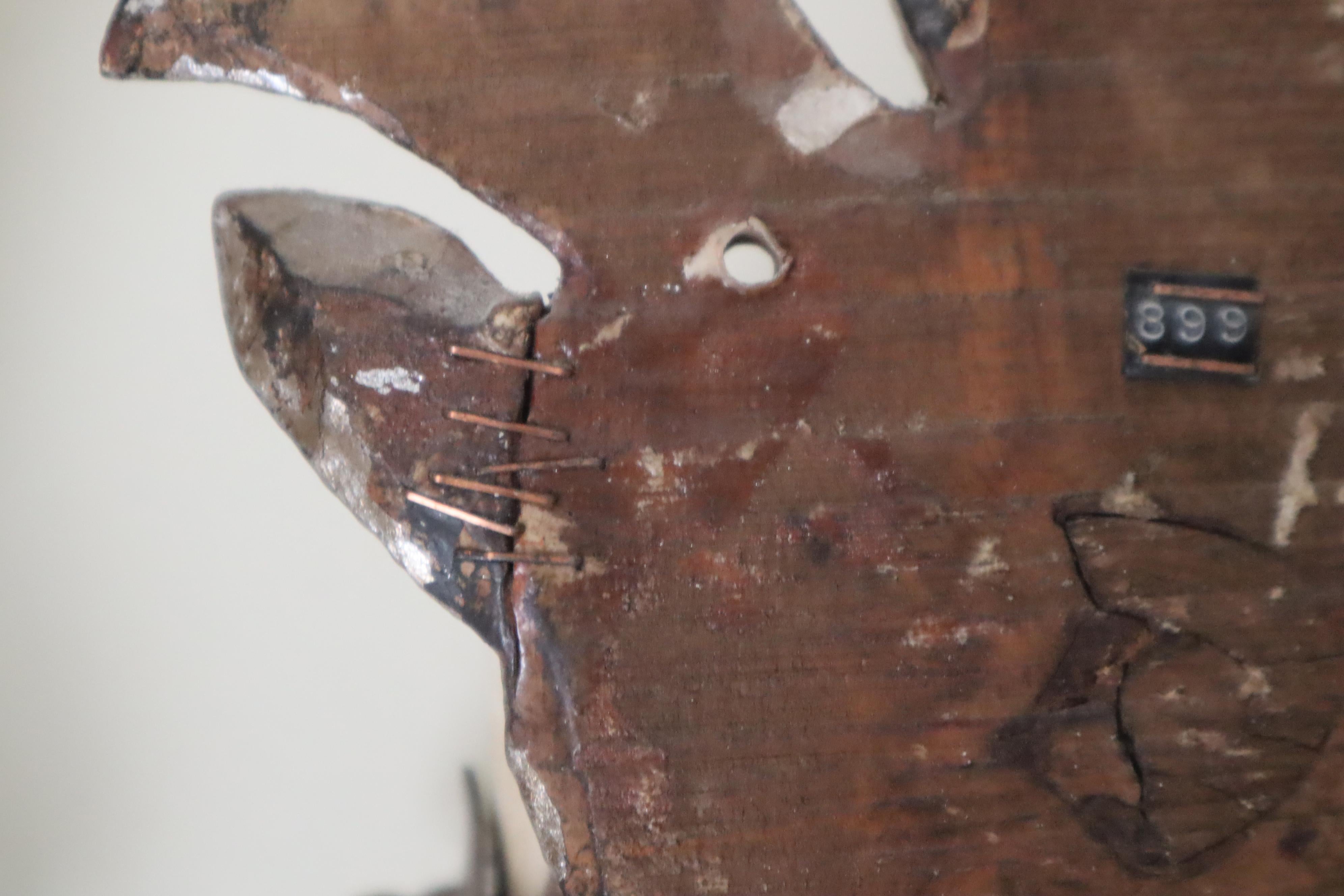 Coppia di applique d'argento Luigi XIV in legno provenienti da una casetta di caccia In condizioni buone in vendita a Hannover, DE