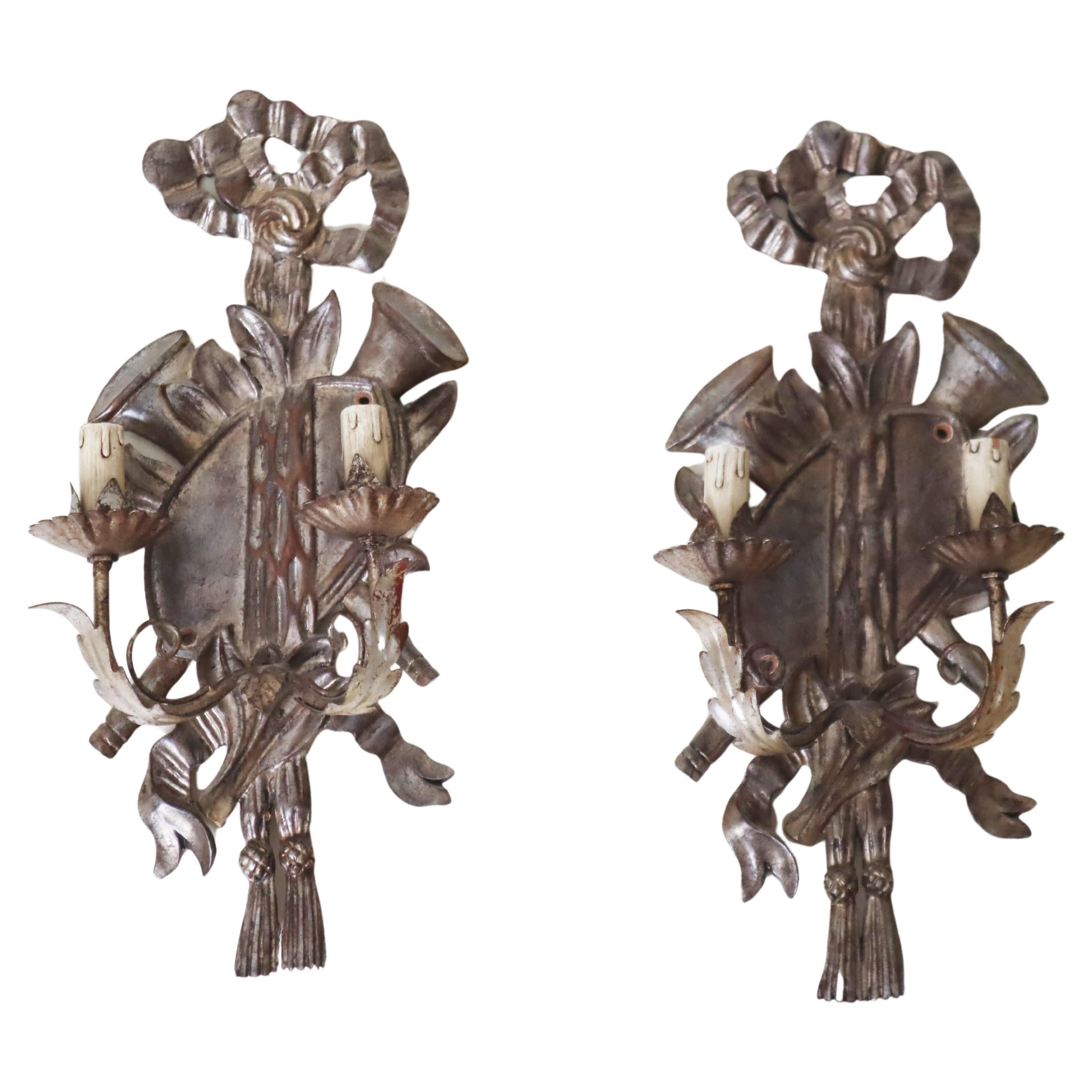 Carved Wall Lights and Sconces