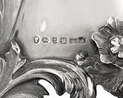 Pair of Silver Neoclassical Candelabra by Robinson, Edkins & Aston