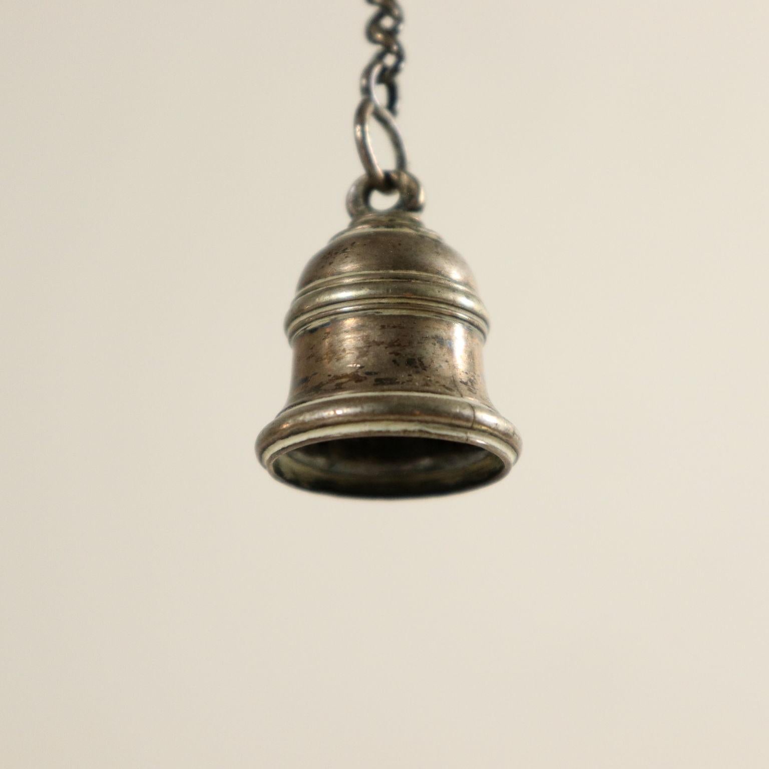 Pair of Silver Oil Lamps, Italy, 18th Century 2