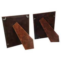 Pair of silver photo frames by Paterna and Livi, Sesto Fiorentino, Florence