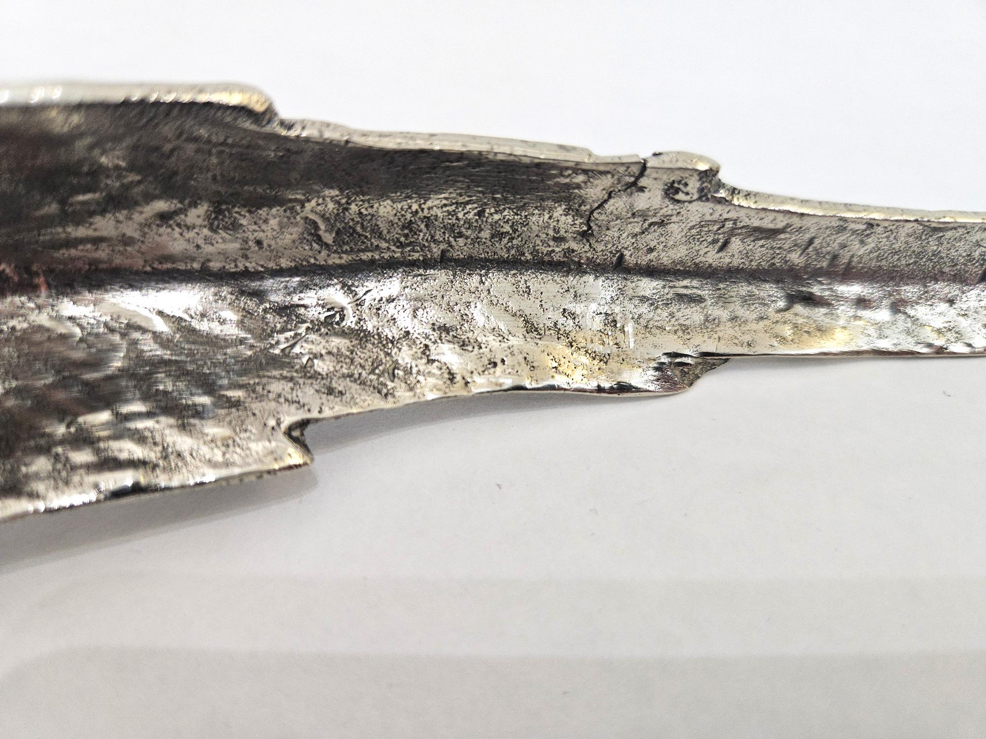 Coppia di sculture da tavolo con fagiani in argento, Europa, XX secolo in vendita 9