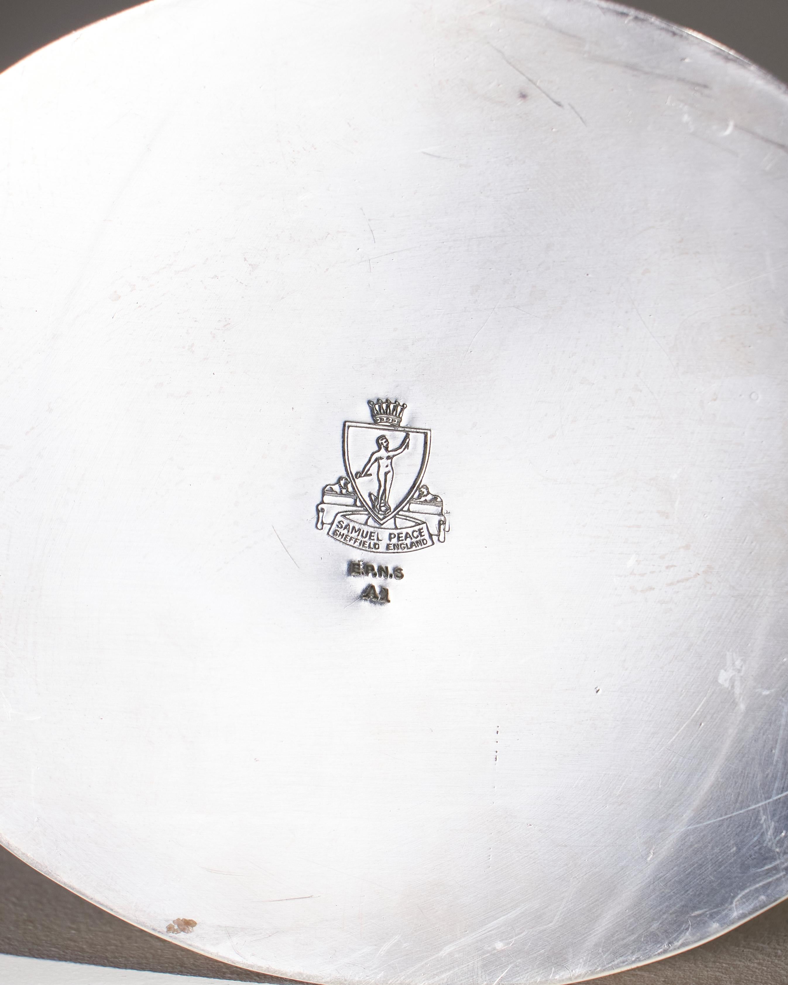 Coppia di portacandele in argento, anni '20 in vendita 2